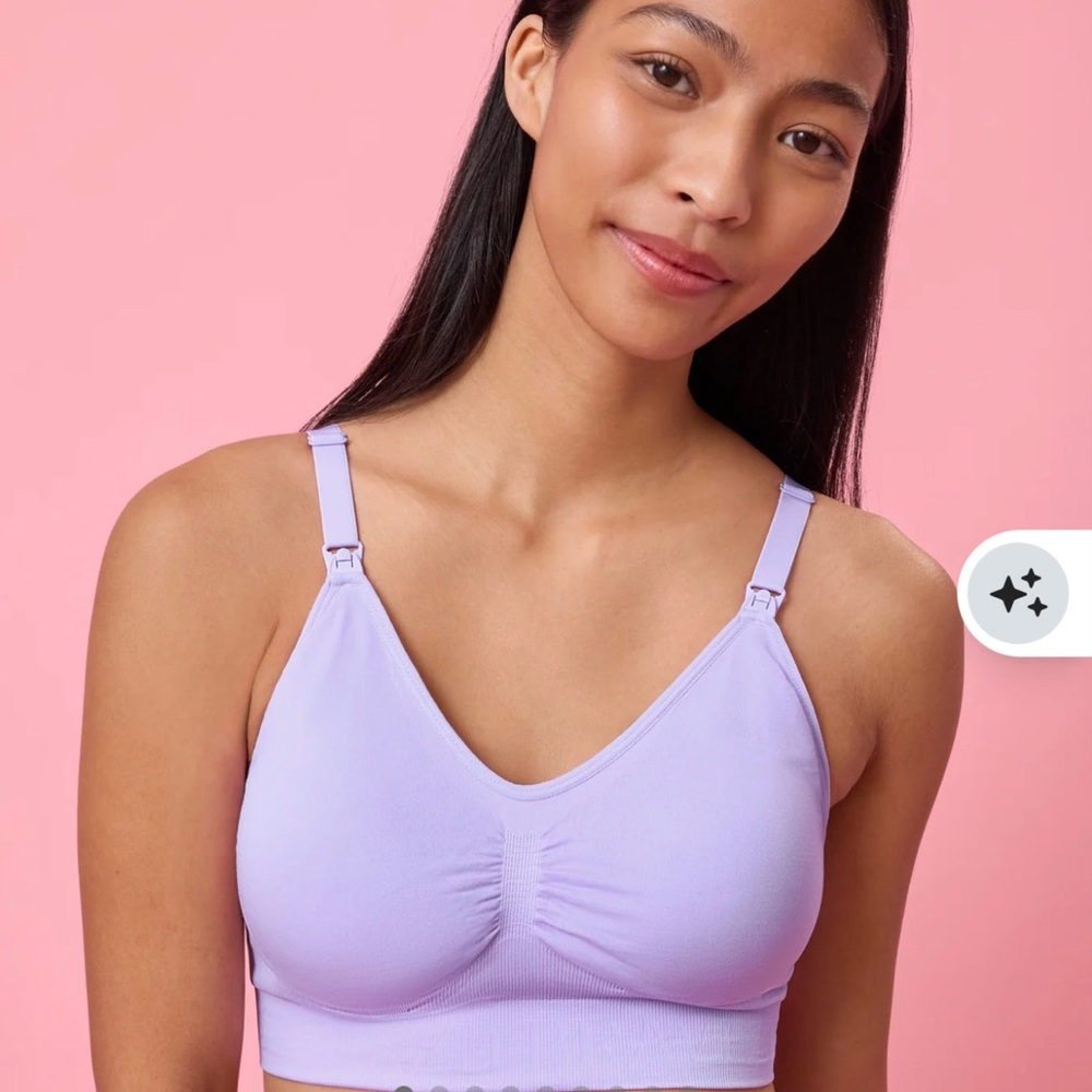 Seamless Lavender Nursing Bralette